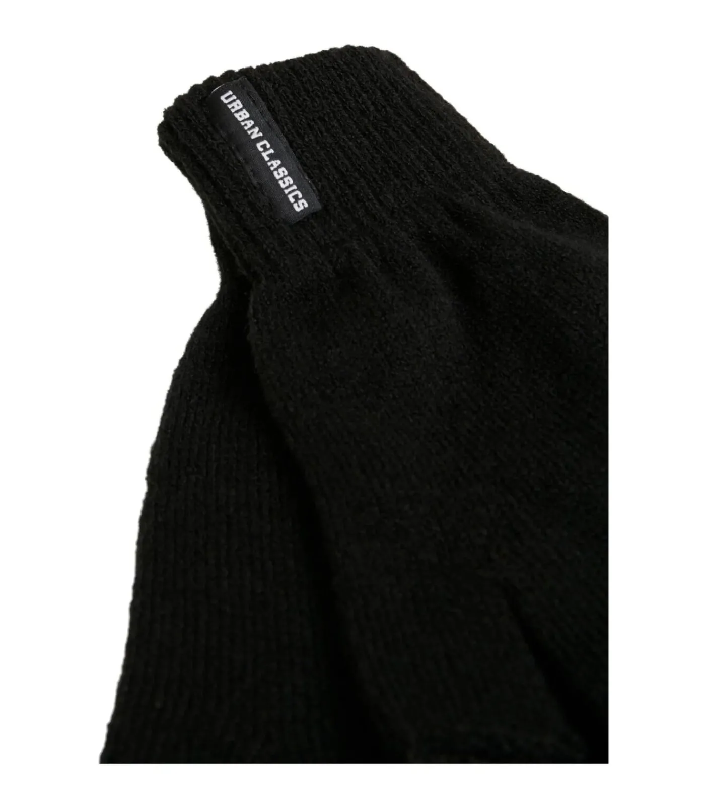 DAMES Urban Classics HALF FINGER - Handschoenen - Zwart