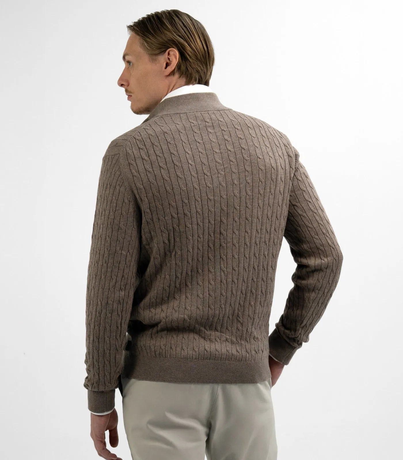 Best Half Zip - Cashmere Blend - Heren Hemden