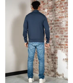 Clearance Half zip sweatshirt - dark airforce light ice bayleaf Heren Truien & Cardigans