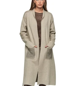 Outlet Halflange jas met glanzende zakken PC1 STYLE ADD DAMES Jassen