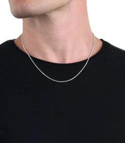 Outlet halsketting voor mannen en vrouwen, unisex, 925 Sterling zilver Heren Kettingen