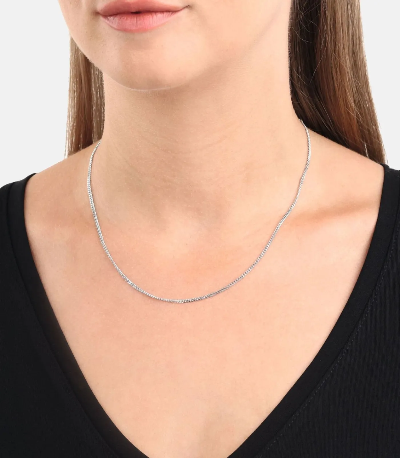 Discount halsketting voor mannen en vrouwen, unisex, 925 Sterling zilver Heren Kettingen