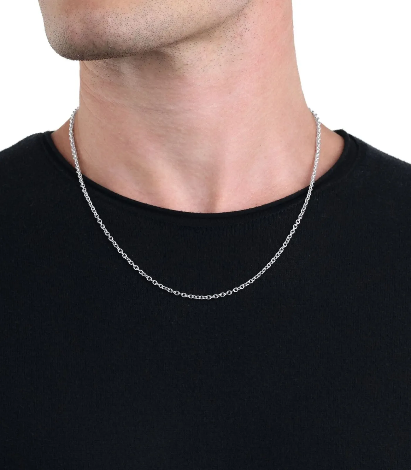 Heren Amor halsketting voor mannen en vrouwen, unisex, roestvrij staal