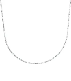 Hot halsketting voor mannen en vrouwen, unisex, 925 Sterling zilver Heren Kettingen