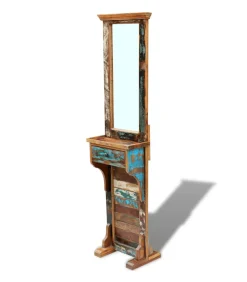 vidaXL Halspiegel 47x23x180 cm massief gerecycled hout
