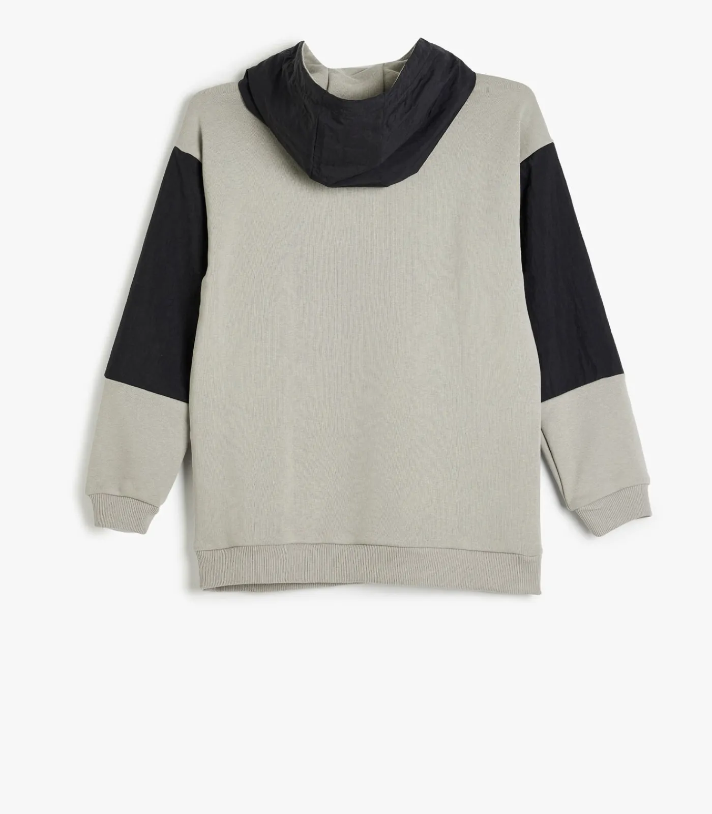 Discount Halve ritssluiting met capuchon Met gebruik van twee verschillende stoffen Sweatshirt Kinderen Truien & Vesten