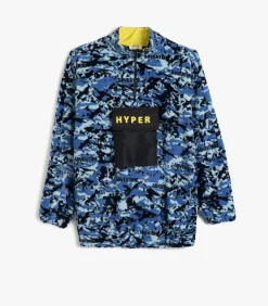 Kinderen Koton Halve ritssluiting Zak Gedetailleerd Sweatshirt