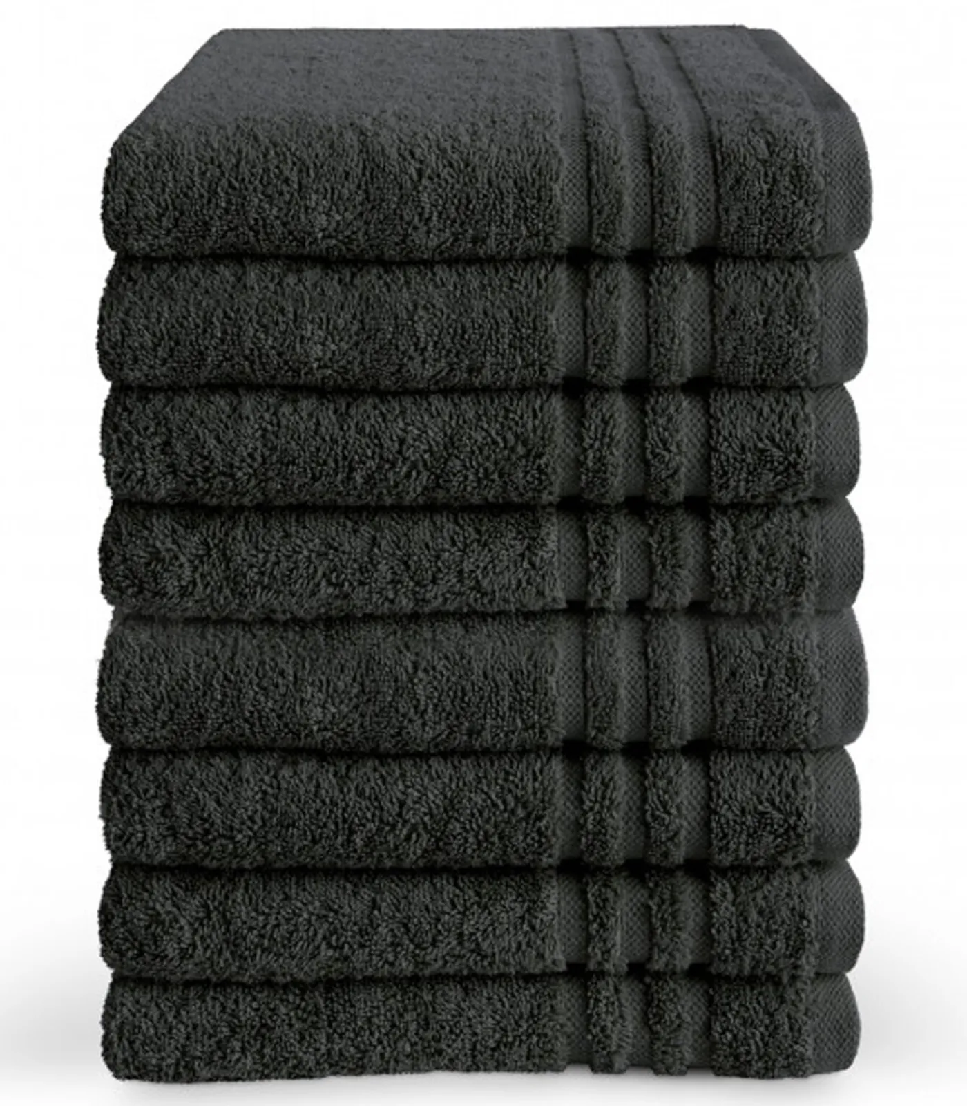 Byrklund Handdoek 70 x 140 Antraciet - 6 stuks