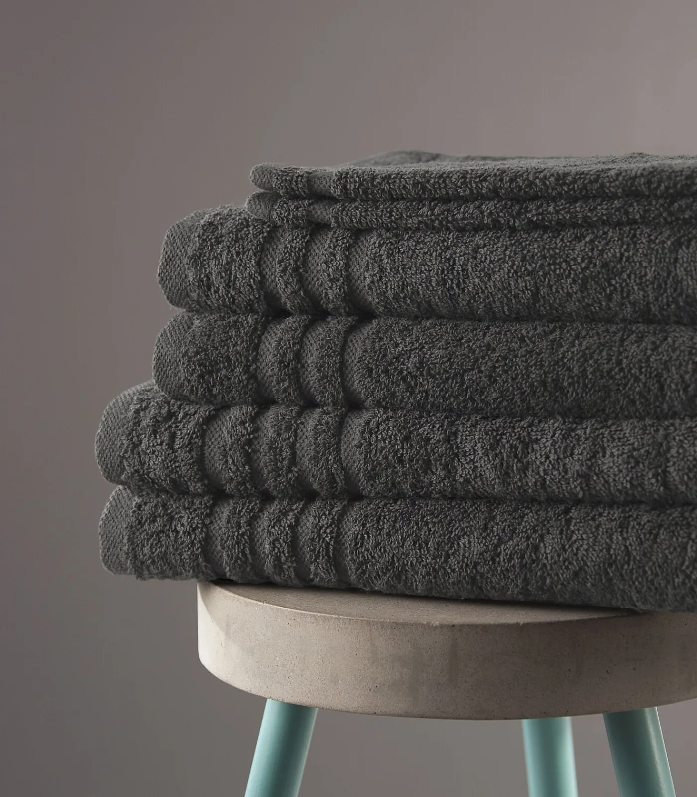 Byrklund Handdoek 50 x 100 cm Antraciet - 10 stuks