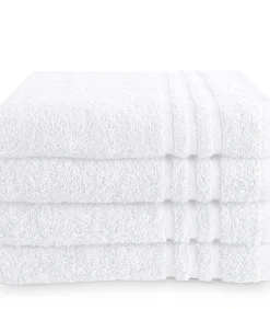 Handdoek 50 x 100 cm Wit - 6 stuks Handdoeken