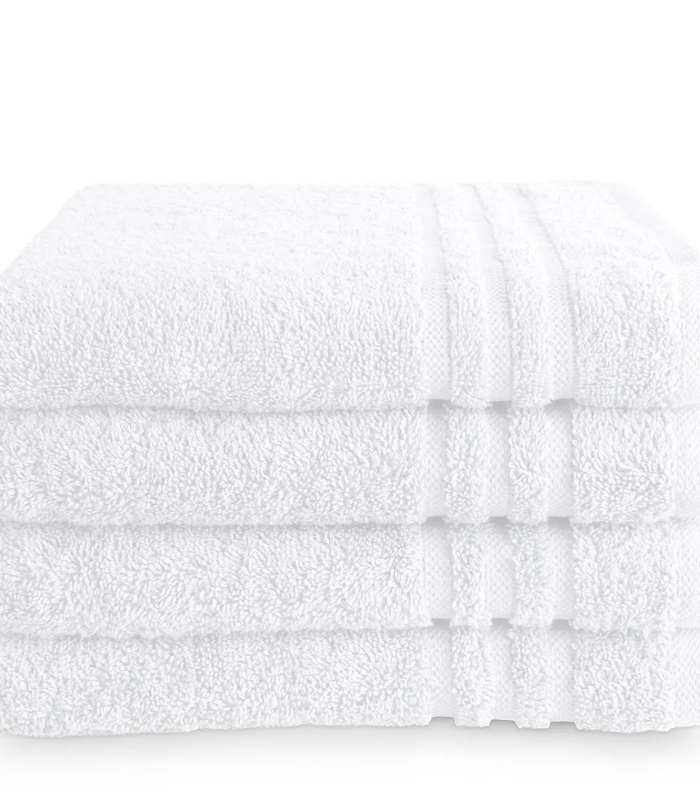 Handdoek 50 x 100 cm Wit - 6 stuks Handdoeken