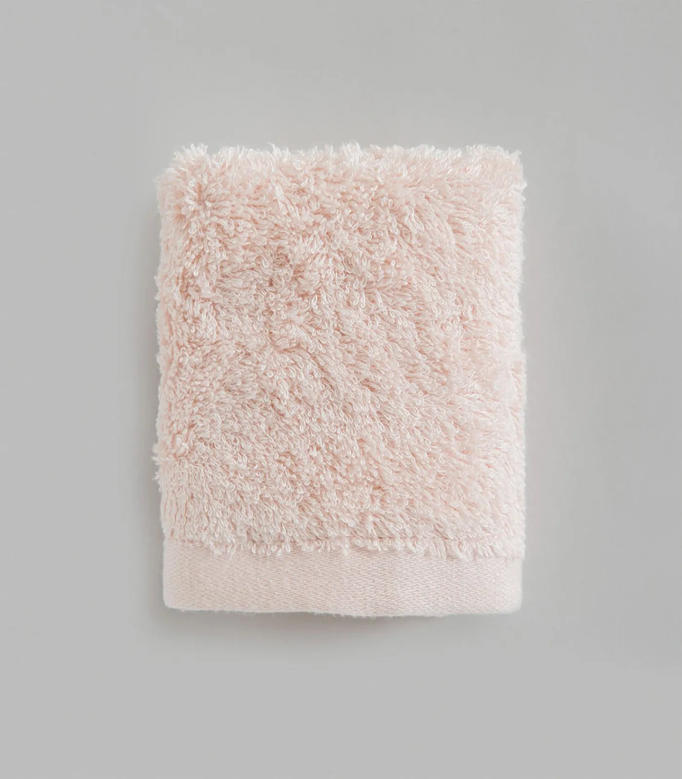 Chakra Handdoek Solid 33x33 cm Lichtroze