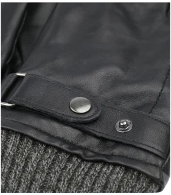 Heren Suitable Handschoen Nappa Leer Zwart