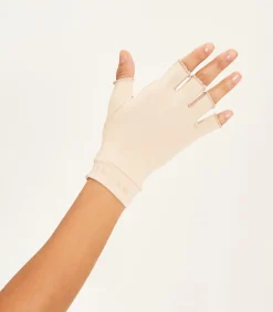 New Handschoenen Luva Curta Uni Bege DAMES Handschoenen