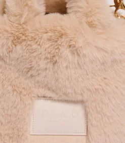 DAMES Rino&Pelle Handtas van imitatiebont Licht OS