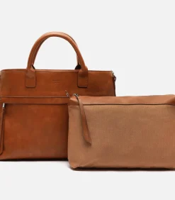 DAMES Misako Handtas Vrouw Nestoria Lichtbruin