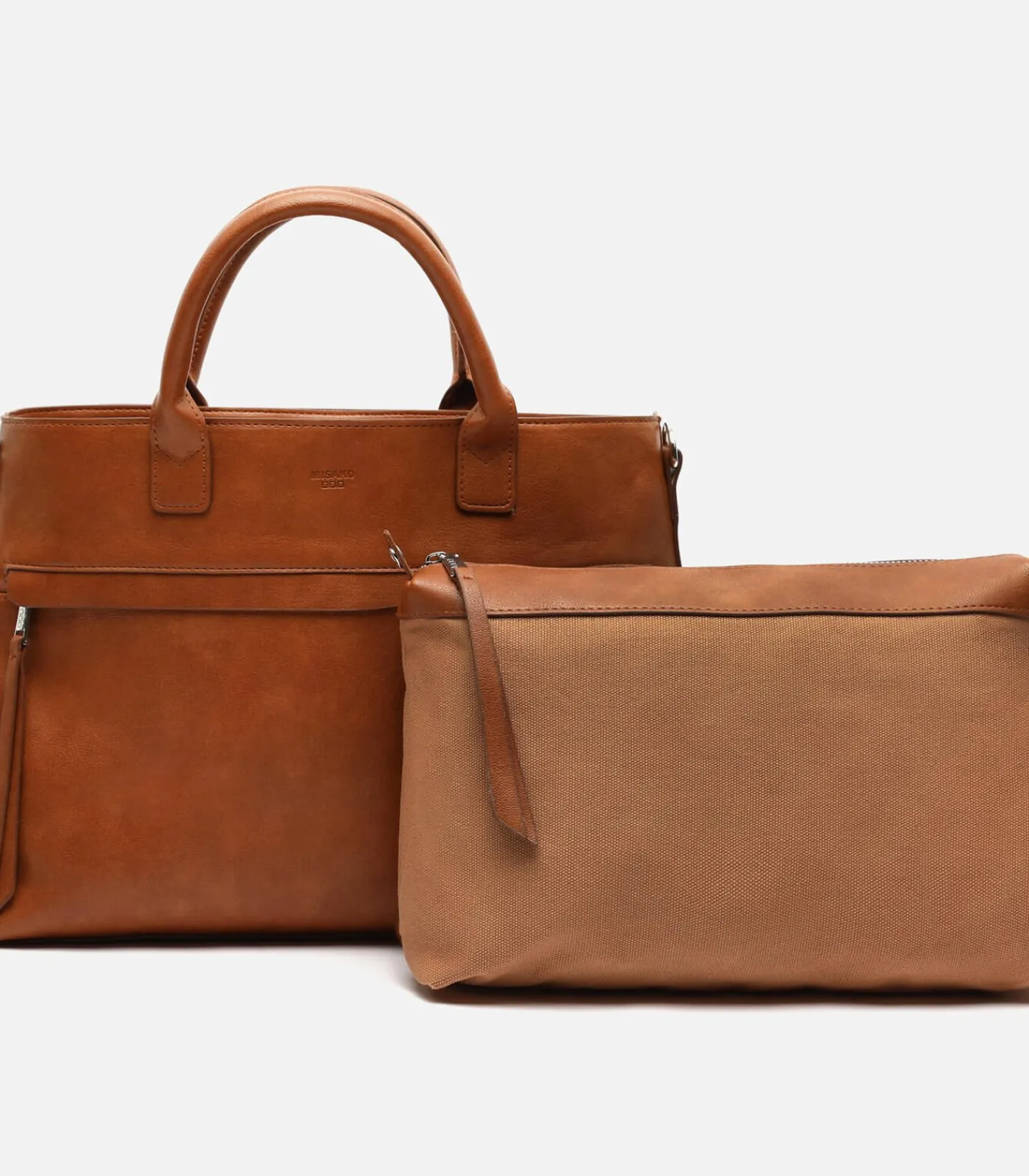 DAMES Misako Handtas Vrouw Nestoria Lichtbruin