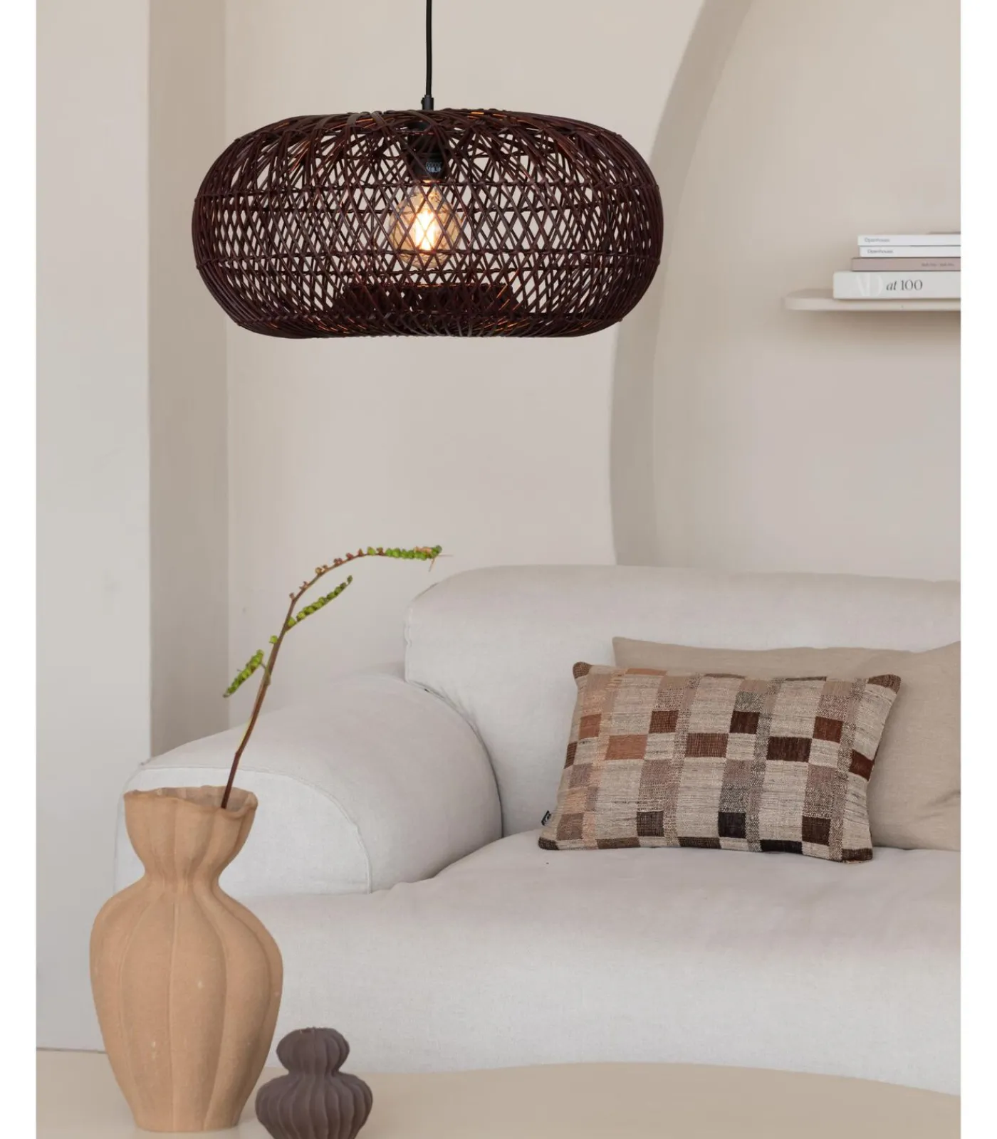 Hot Hanglamp Arizona - Bordeaux - Ø50cm Hanglampen