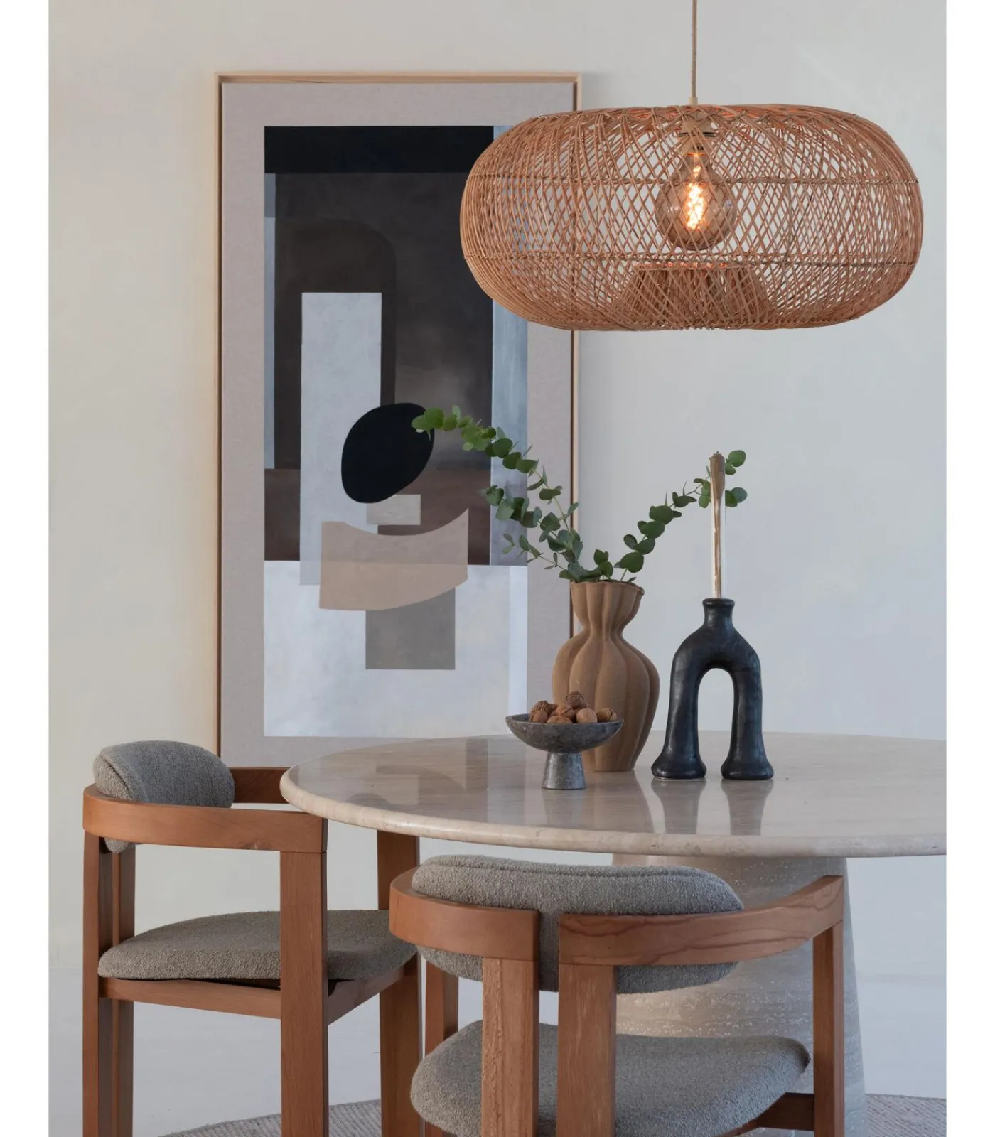 GOOD &MOJO Hanglamp Arizona - Naturel - Ø70cm