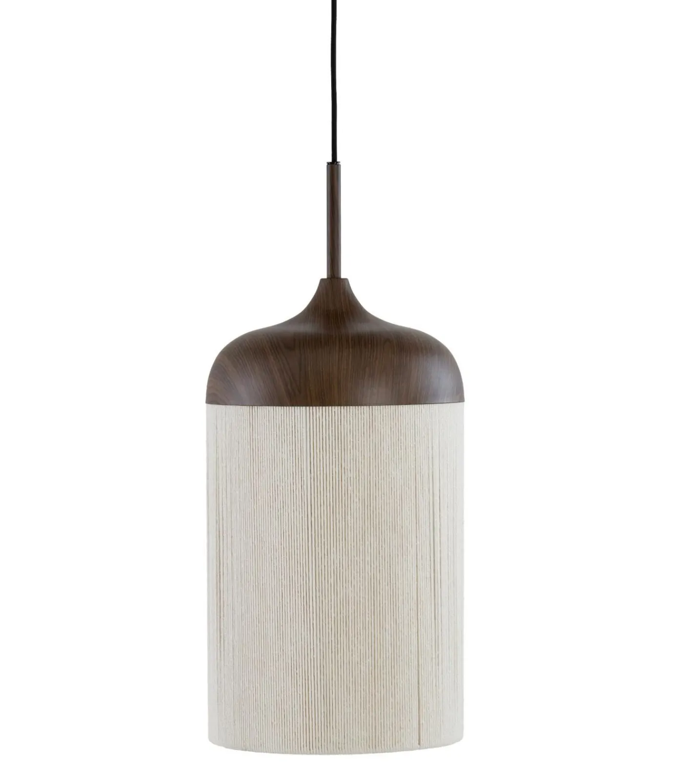 Light & Living Hanglamp Dania - Bruin/Crème - Ø27.5x52cm