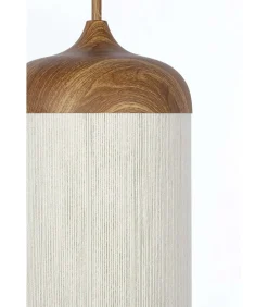 New Hanglamp Dania - Naturel/Crème - Ø27.5x52cm Hanglampen