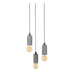 Outlet Hanglamp Fresco 3-Lichts 30x30x120 cm Hanglampen