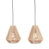 Label51 Hanglamp Ibiza Diamond 2-Lichts 80x33x150 cm