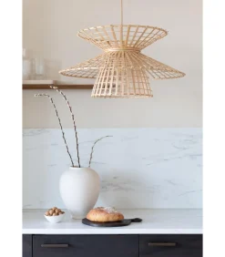 Discount Hanglamp Machupicchu - Naturel - Ø57cm Hanglampen