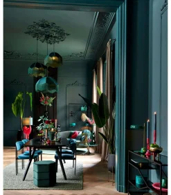 Light & Living Hanglamp Malacia - Donkergroen - Ø40cm