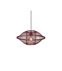Discount Hanglamp Maui - Bordeaux - Ø50cm Hanglampen