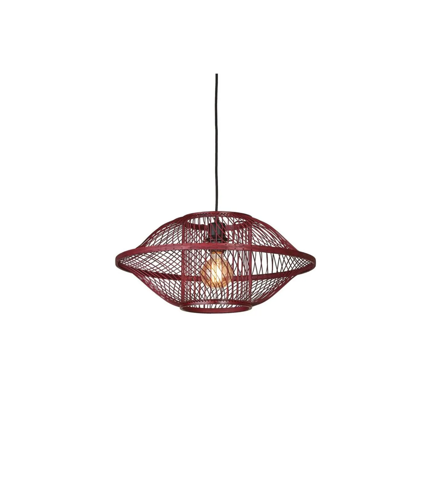 Discount Hanglamp Maui - Bordeaux - Ø50cm Hanglampen