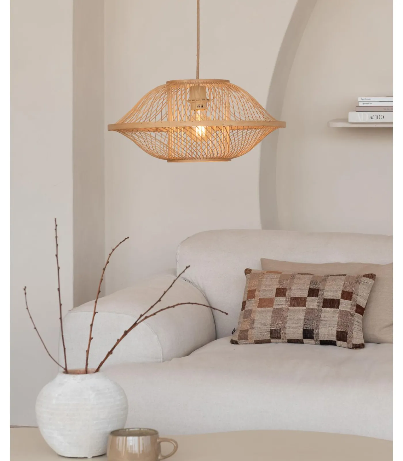 Best Hanglamp Maui - Naturel - Ø50cm Hanglampen