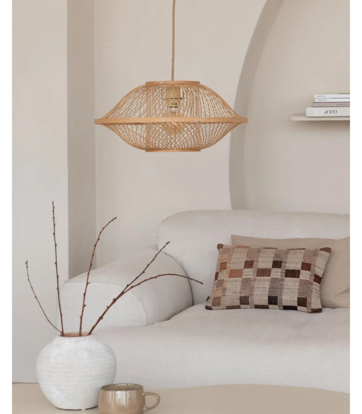 Best Hanglamp Maui - Naturel - Ø50cm Hanglampen