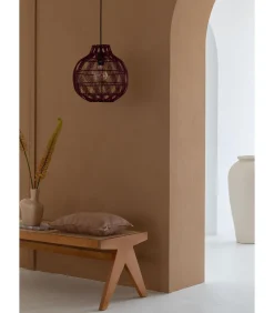 Best Hanglamp Mendoza - Bordeaux - Ø35cm Hanglampen