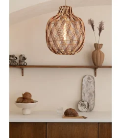 Discount Hanglamp Mendoza - Naturel - Ø40cm Hanglampen