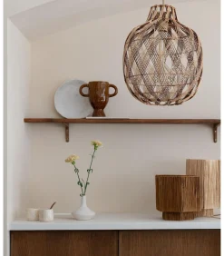 Discount Hanglamp Mendoza - Naturel - Ø40cm Hanglampen