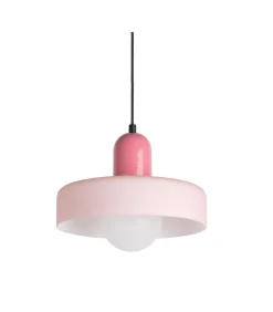 Leitmotiv Hanglamp Opaco Grato - Roze - 25x25x23cm