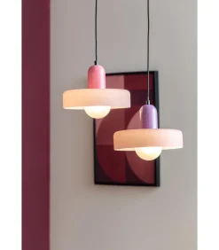 Leitmotiv Hanglamp Opaco Grato - Roze - 25x25x23cm