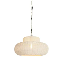 Light & Living Hanglamp Piedra - Wit - Ø47cm