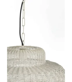 Light & Living Hanglamp Piedra - Wit - Ø47cm