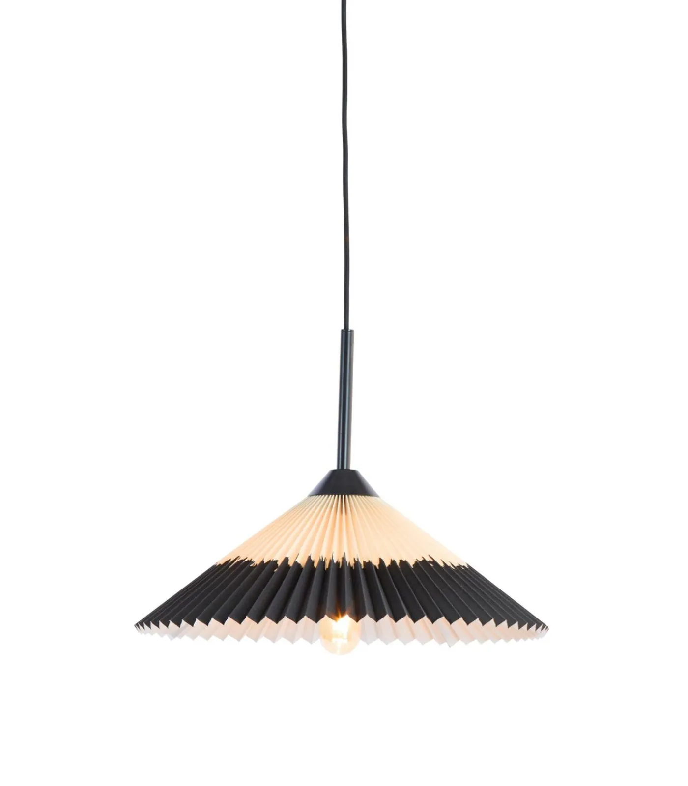 Online Hanglamp Pleated - Naturel - Ø45cm Hanglampen