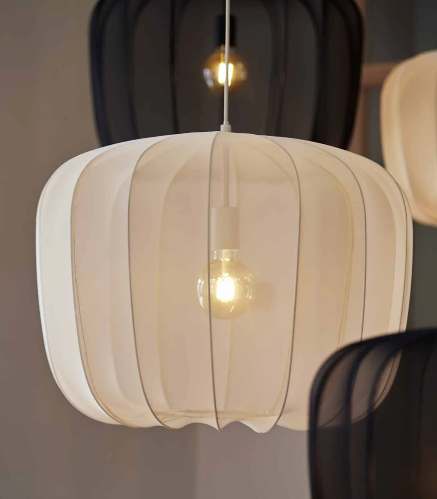 Light & Living Hanglamp Plumeria - Zand - Set Ø50+Ø60cm