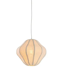 Light & Living Hanglamp Sukau - Wit - Ø38,5cm