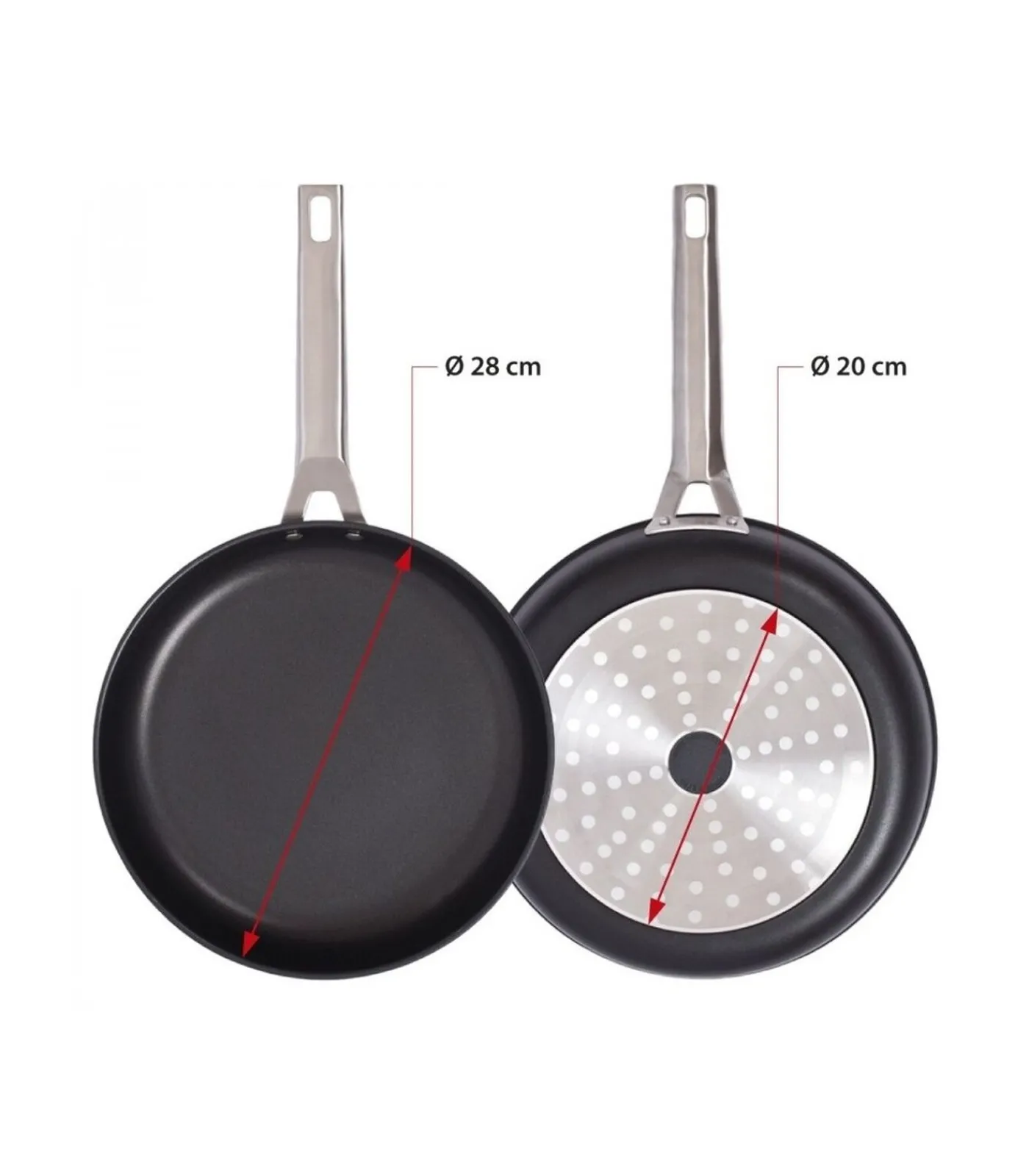 Online Hapjespan Aire - ø 28 cm - standaard anti-aanbaklaag Potten & Pannen