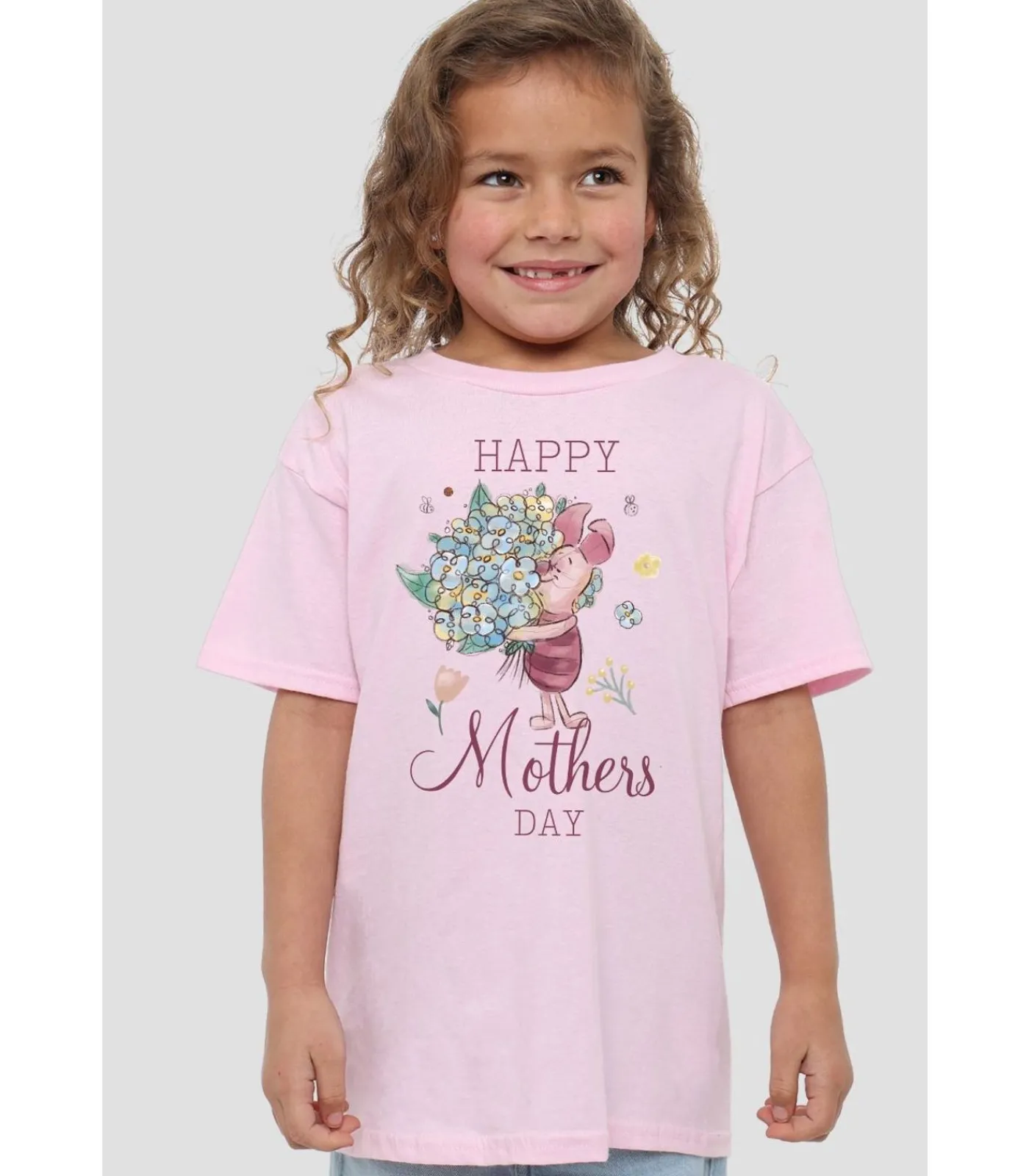 Clearance HAPPY MOTHERS DAY - T-shirt - Roze Kinderen T-Shirts & Polo's
