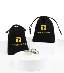 Heren TrendFox Hartslag Ring - Glow In The Dark - Staal