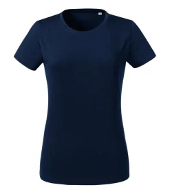 DAMES Russell HEAVYWEIGHT - T-shirt - Marineblauw