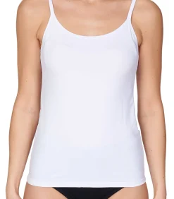 Discount Hemdje spaghetti bandjes - 70191 microfiber - dames onderhemd - singlet dames - wit & zwart DAMES Onderhemden