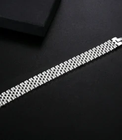 Hot Heren Armband Jubilee - Zilver Kleurig - Staal Heren Armbanden