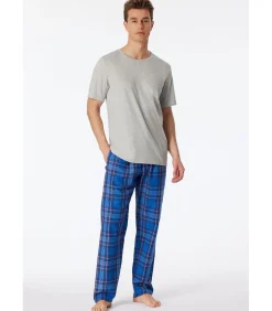 Sale Heren Loungebroek Royalblauw Heren Pyjama's